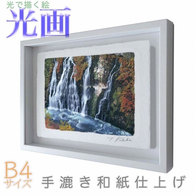 初売フライング！最大11%OFF】プロカメラマン片岡司 光画「秋色の滝