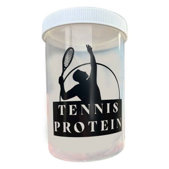 テニスプロテイン用専用シェーカー 400ml 目盛付き(26y2m)