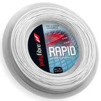 ポリファイバー ラピッド(120／125／130) 200Mロール 硬式テニスガット(Polyfibre Rapid)200ｍ roll strings 56357