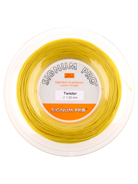 シグナムプロ ツイスター(1.20／1.25／1.30mm) 200Mロール 硬式テニス ポリエステル ガット Signum Pro Poly Twister 200ｍ roll strings