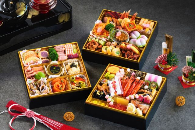 【早割10％OFF】 おせち三段重（4～5人前）　12.31（水）配達