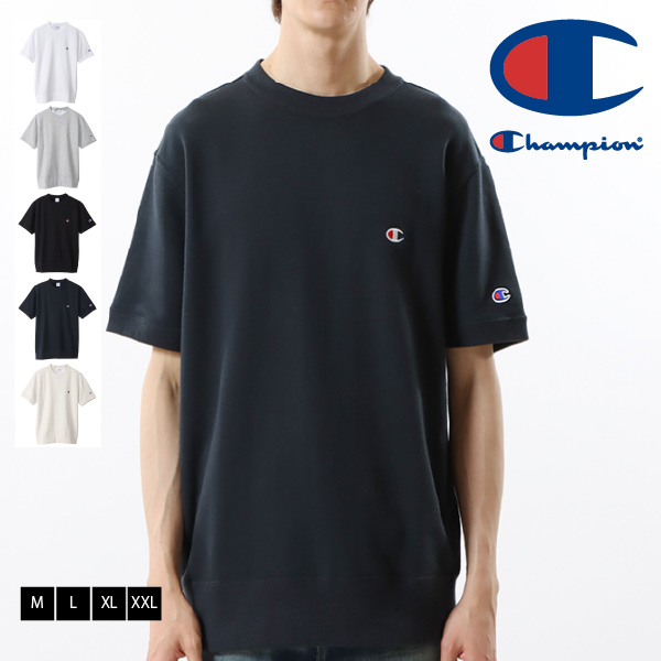 (チャンピオン) Champion 半袖 Tシャツ ショートスリーブクルーネックスウェットシャツ 23SS 春夏新作 ベーシック メンズ レディース