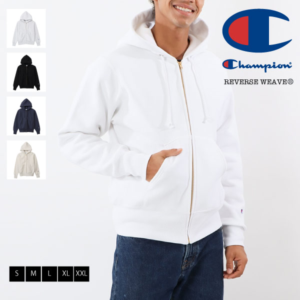 (チャンピオン) Champion リバースウィーブ(R)  ジップフーデッドスウェットシャツ フルジップ 23FW 秋冬新作 C3-Y134 メンズ レディース