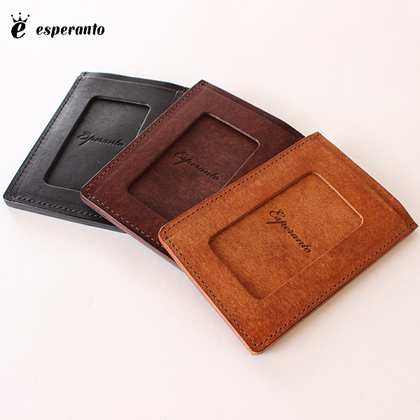 20%OFFクーポン対象 エスペラント esperanto メンズ レディース プエブロレザーパスケース イタリアレザー メール便対応 ギフトラッピング無料