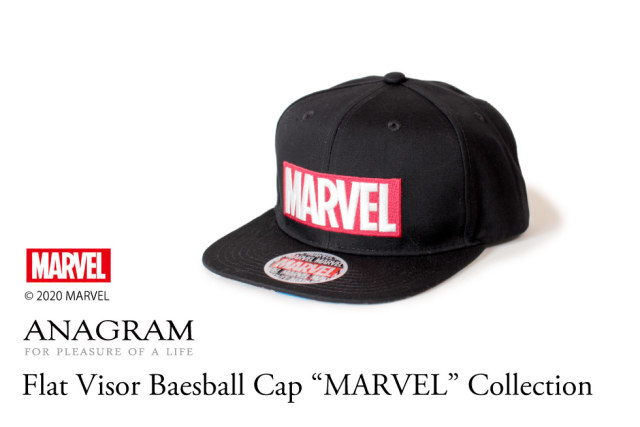 Anagram アナグラム Marvel マーベル フラットバイザー ベースボールキャップ 3d刺繍 スナップバック 帽子 メンズ レディース Anagram アナグラム Marvel マーベル フラットバイザー ベースボールキャップ 3d刺繍 スナップバック 帽子 メンズ レディース