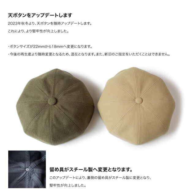 ANAGRAM アナグラム ダックキャスケット ハンチング ニュースキャップ