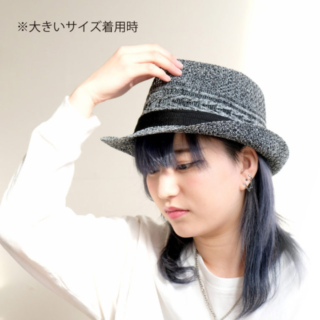 ANAGRAM アナグラム サーモニットハット ロープラインニット 中折れ