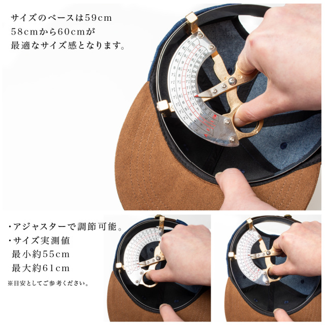 (アナグラム) ANAGRAM 帽子 キャップ ベースボールキャップ デニム スウェード フラットバイザー メンズ レディース AGM2310