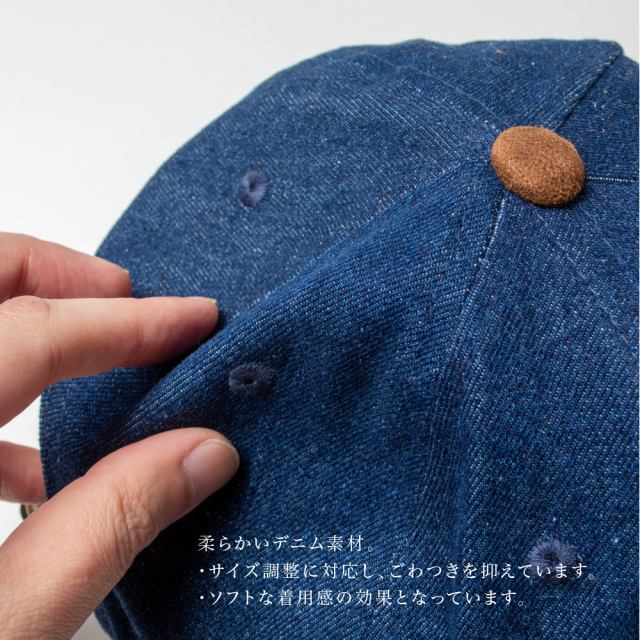 (アナグラム) ANAGRAM 帽子 キャップ ベースボールキャップ デニム スウェード フラットバイザー メンズ レディース AGM2310