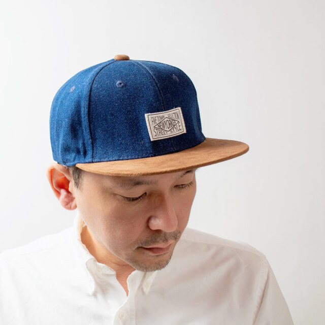 (アナグラム) ANAGRAM 帽子 キャップ ベースボールキャップ デニム スウェード フラットバイザー メンズ レディース AGM2310