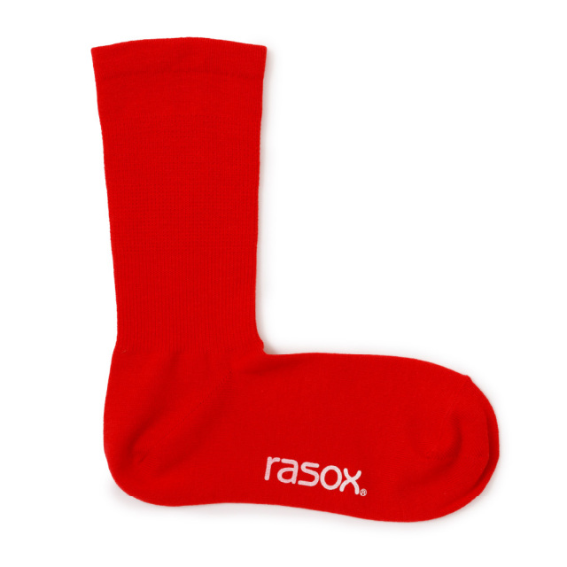 (ラソックス) rasox 靴下 ソックス エコフィール・クルー L字型 クルー丈 BA220CR02