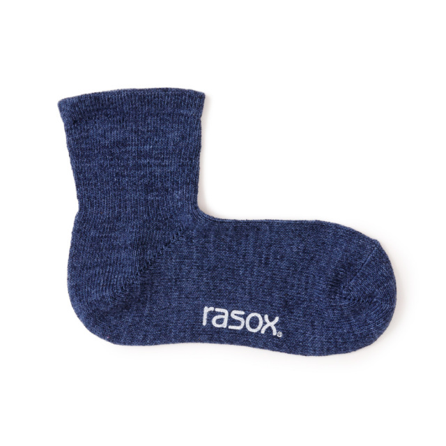 (ラソックス) rasox 靴下 ソックス リユーズコットン・ミッド L字型 BA220LC01