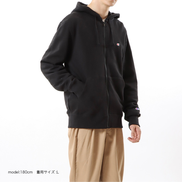 (チャンピオン) Champion ジップアップパーカー ジップフーデッドスウェットシャツ フルジップ 23SS 春夏 ベーシック メンズ レディース