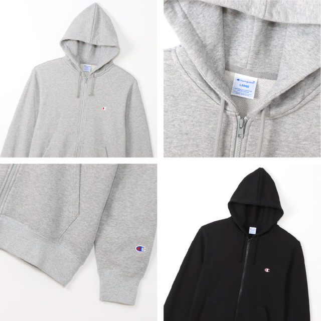 (チャンピオン) Champion ジップアップパーカー ジップフーデッドスウェットシャツ フルジップ 23SS 春夏 ベーシック メンズ レディース
