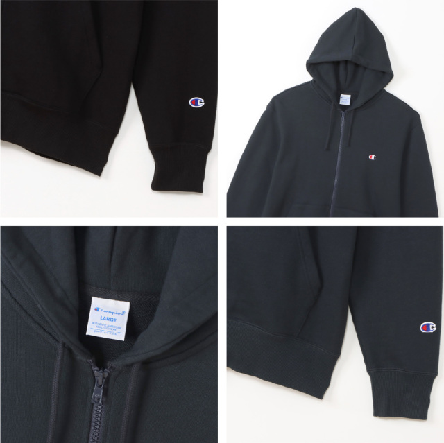 (チャンピオン) Champion ジップアップパーカー ジップフーデッドスウェットシャツ フルジップ 23SS 春夏 ベーシック メンズ レディース