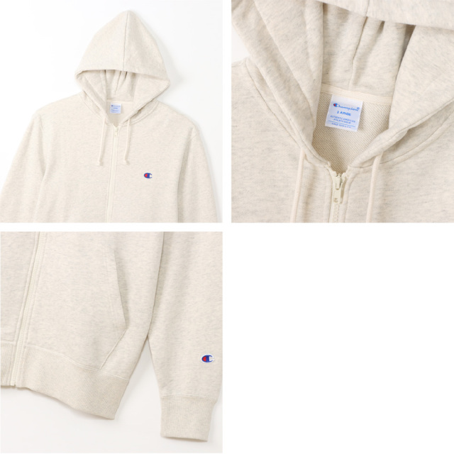 (チャンピオン) Champion ジップアップパーカー ジップフーデッドスウェットシャツ フルジップ 23SS 春夏 ベーシック メンズ レディース