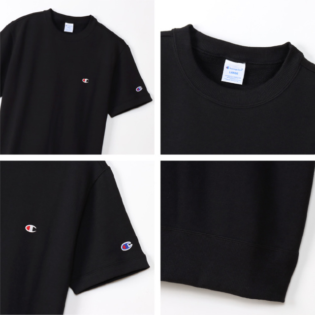 チャンピオン　Ｌ　ショートスリーブクールネック　スウェットシャツ　半袖 チャンピオン(Champion) Tシャツ 半袖 ショートスリーブクルー