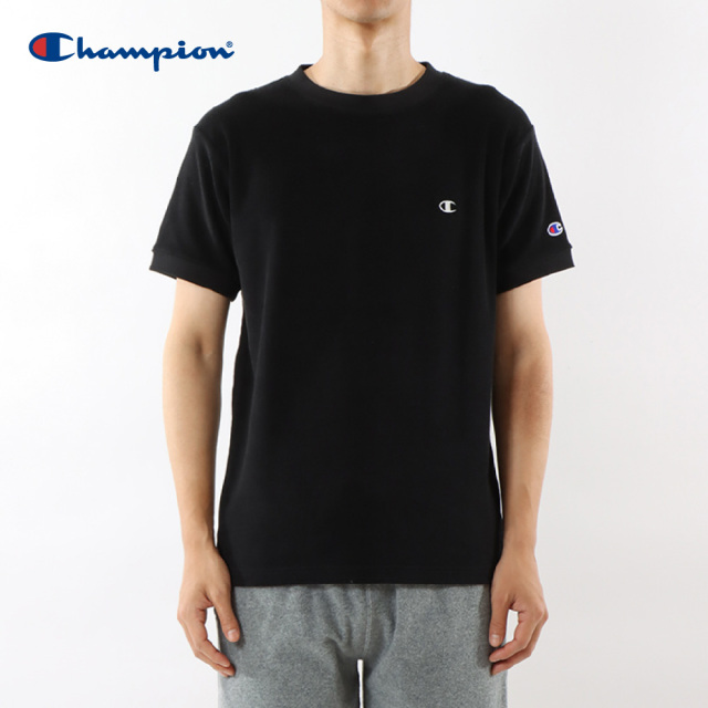 (チャンピオン) Champion 半袖 Tシャツ パイル生地 ショートスリーブTシャツ 23SS 春夏新作 ベーシック メンズ レディース