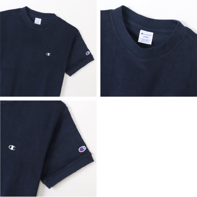 (チャンピオン) Champion 半袖 Tシャツ パイル生地 ショートスリーブTシャツ 23SS 春夏新作 ベーシック メンズ レディース