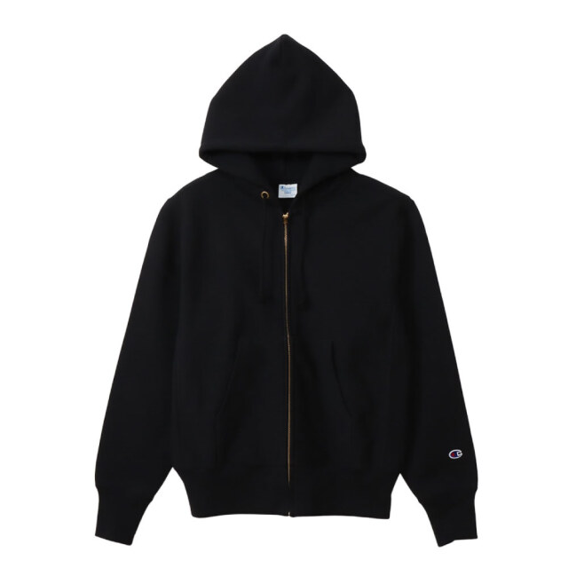 90s champion reverse weave フルジップ ブラック 黒（幻の