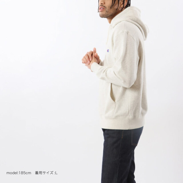 Champion チャンピオン フーデッド スウェット シャツ フードパーカー プルオーバー ベーシック無地 (c3-y138) Champion チャンピオン フーデッド スウェット シャツ フード