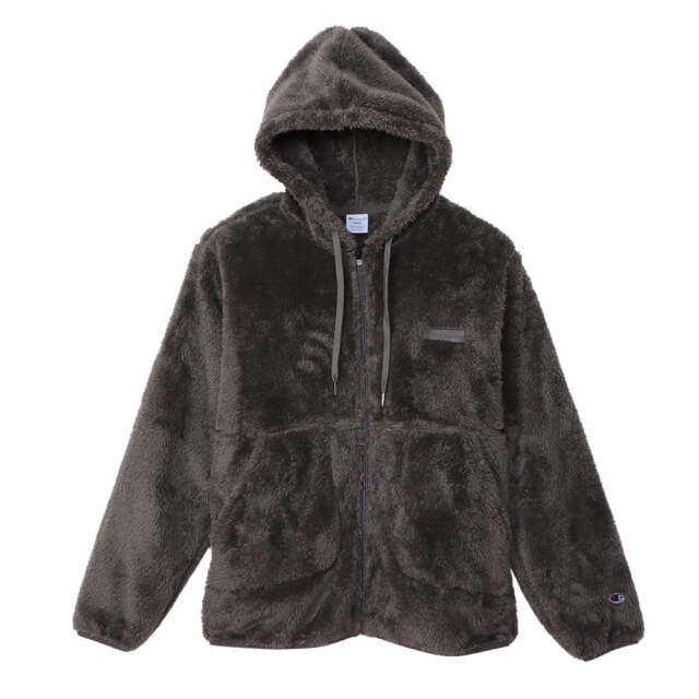(チャンピオン) Champion ジップフーデッドジャケット シェルパフリース 23FW 秋冬新作 ベーシック C3-Y615 メンズ レディース