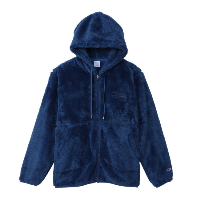 (チャンピオン) Champion ジップフーデッドジャケット シェルパフリース 23FW 秋冬新作 ベーシック C3-Y615 メンズ レディース