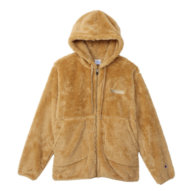 (チャンピオン) Champion ジップフーデッドジャケット シェルパフリース 23FW 秋冬新作 ベーシック C3-Y615 メンズ レディース