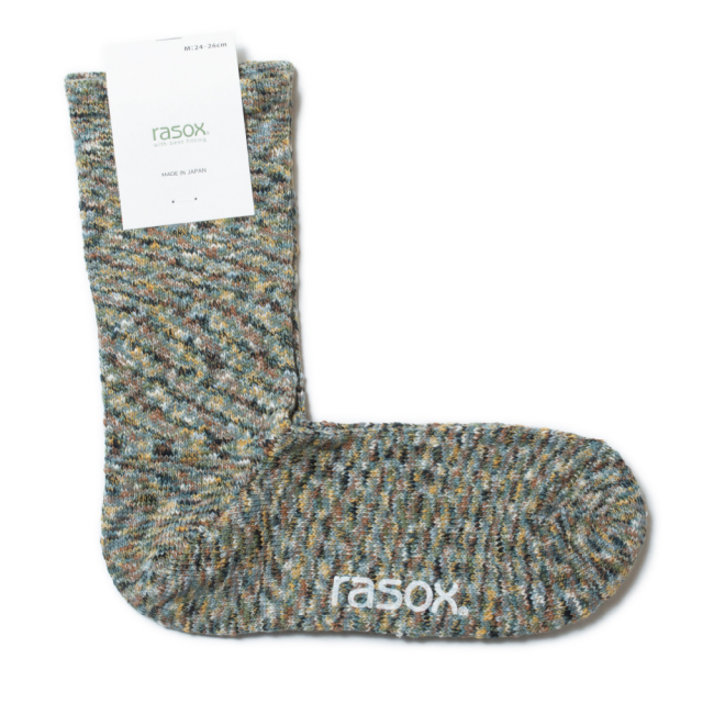 rasox ラソックス 靴下 ソックス スプラッシュコットン L字型