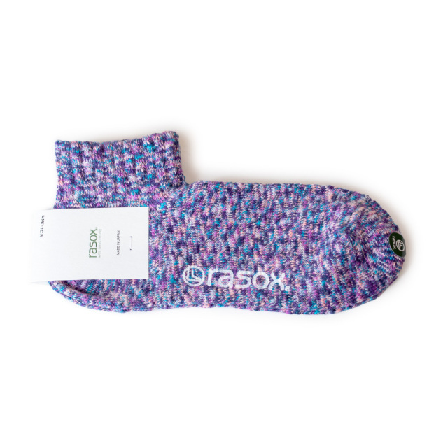 rasox ラソックス 靴下 ソックス スプラッシュロウ アンクル丈