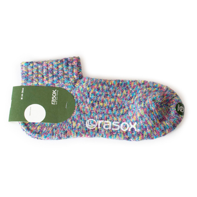 rasox ラソックス 靴下 ソックス スプラッシュロウ アンクル丈