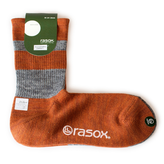 (ラソックス) rasox 靴下 ソックス DRミックス L字型 杢 ラソックスジャパン CA090CR10