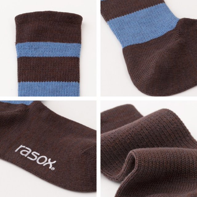 (ラソックス) rasox 靴下 ソックス DRミックス L字型 杢 ラソックスジャパン CA090CR10