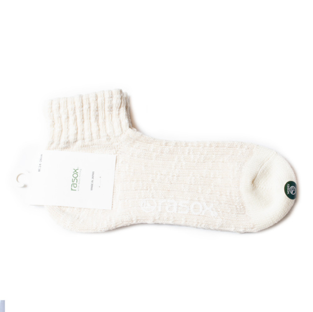 (ラソックス) rasox 靴下 ソックス ビックスラブ・アンクル L字型 ショート丈 CA181AN02