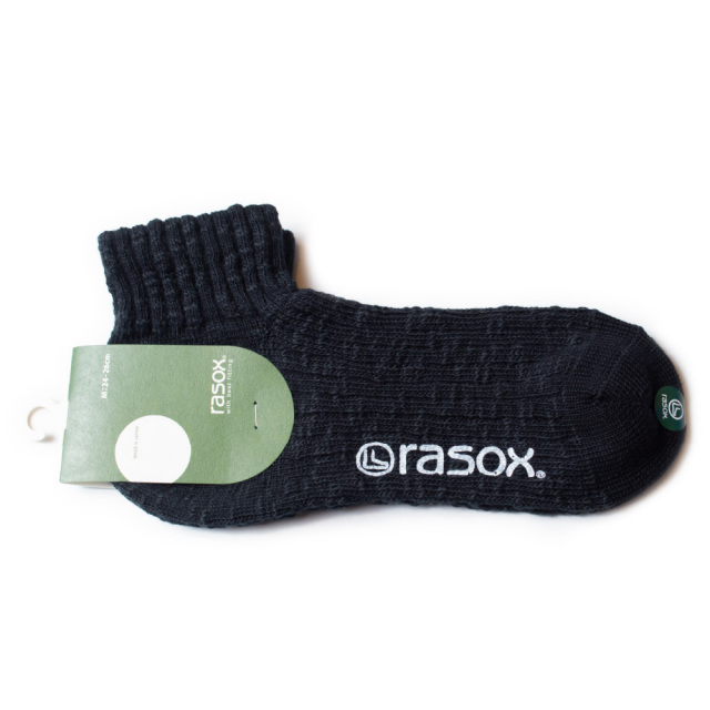 (ラソックス) rasox 靴下 ソックス ビックスラブ・アンクル L字型 ショート丈 CA181AN02