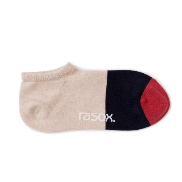 (ラソックス) rasox 靴下 ソックス コットンリネン・スニーカー アンクル丈 ショート丈 CA191SN01