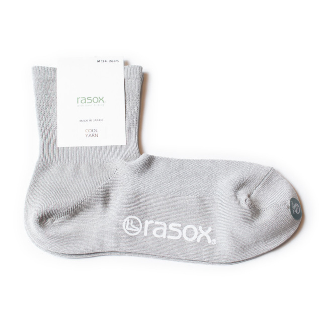 (ラソックス) rasox 靴下 ソックス ファインクール・ミッド L字型 CA221LC01