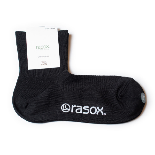 (ラソックス) rasox 靴下 ソックス ファインクール・ミッド L字型 CA221LC01
