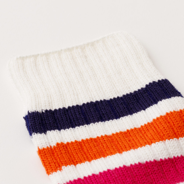 (ラソックス) rasox 靴下 ソックス 3ライン・リブクルー CA230CR01