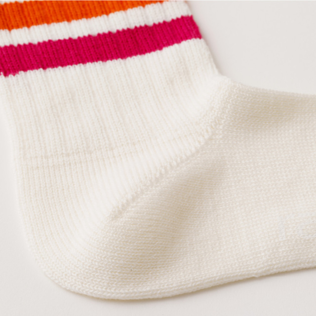 (ラソックス) rasox 靴下 ソックス 3ライン・リブクルー CA230CR01