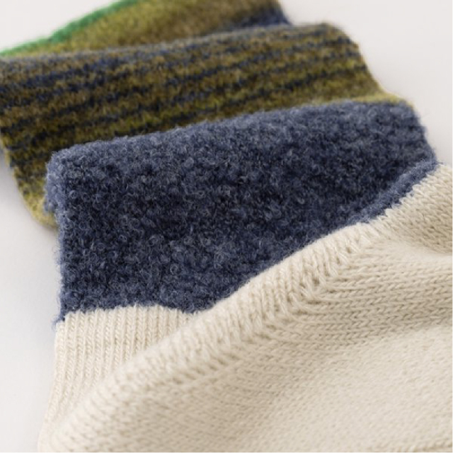 (ラソックス) rasox 靴下 ソックス グラデパネル・クルー レディース メンズ ユニセックス 女性用 男性用 男女兼用 日本製 CA232CR01