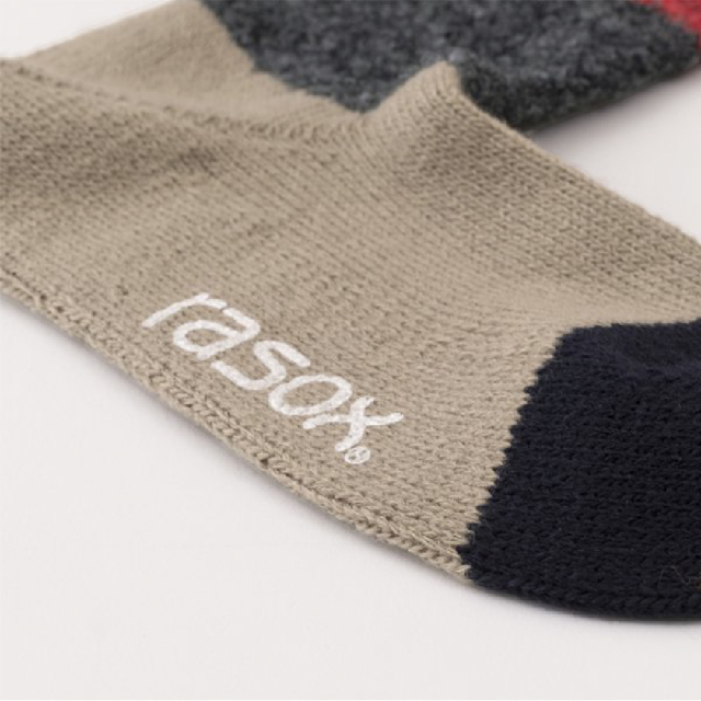 (ラソックス) rasox 靴下 ソックス グラデパネル・クルー レディース メンズ ユニセックス 女性用 男性用 男女兼用 日本製 CA232CR01