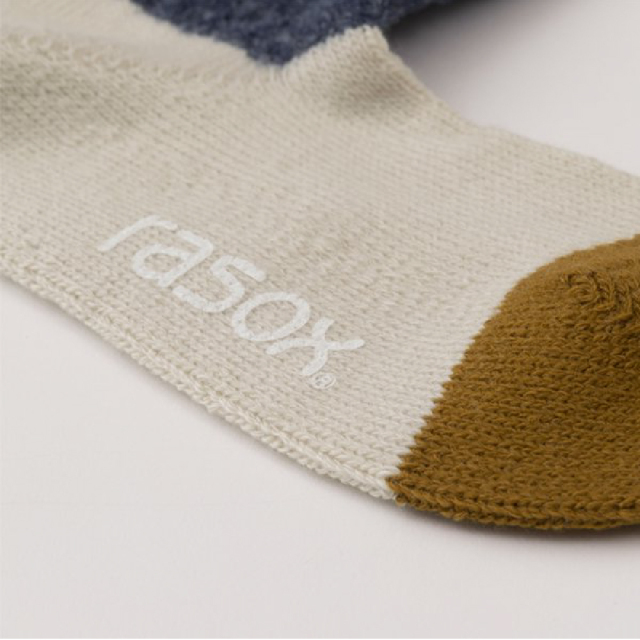 (ラソックス) rasox 靴下 ソックス グラデパネル・クルー レディース メンズ ユニセックス 女性用 男性用 男女兼用 日本製 CA232CR01