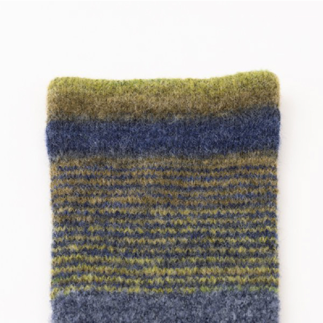 (ラソックス) rasox 靴下 ソックス グラデパネル・クルー レディース メンズ ユニセックス 女性用 男性用 男女兼用 日本製 CA232CR01