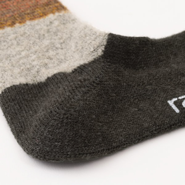 (ラソックス) rasox 靴下 ソックス グラデパネル・クルー レディース メンズ ユニセックス 女性用 男性用 男女兼用 日本製 CA232CR01