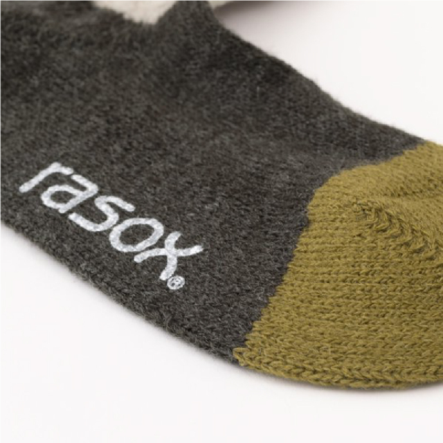 (ラソックス) rasox 靴下 ソックス グラデパネル・クルー レディース メンズ ユニセックス 女性用 男性用 男女兼用 日本製 CA232CR01