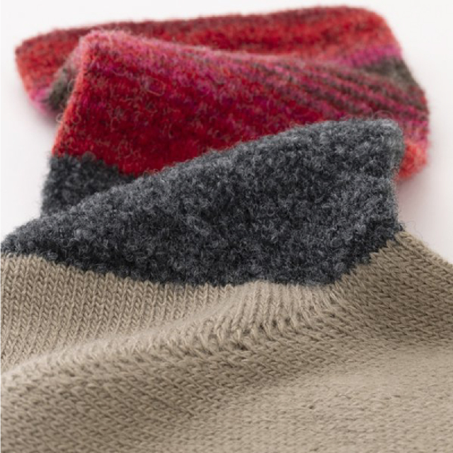 (ラソックス) rasox 靴下 ソックス グラデパネル・クルー レディース メンズ ユニセックス 女性用 男性用 男女兼用 日本製 CA232CR01