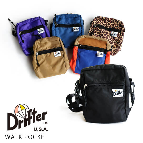 (ドリフター) Drifter ウォークポケット WALK POCKET ミニショルダーバッグ 斜め掛け オーガナイザー バッグインバッグ DFV1220