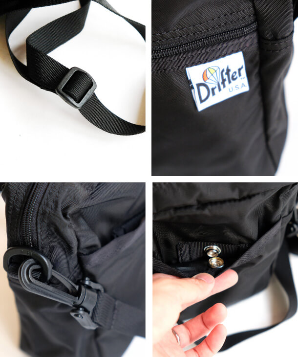(ドリフター) Drifter ウォークポケット WALK POCKET ミニショルダーバッグ 斜め掛け オーガナイザー バッグインバッグ DFV1220