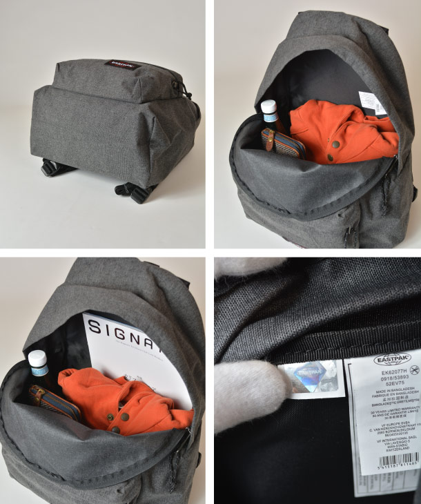 海外モデルEASTPAKイーストパックバックパックダークグレー24L 